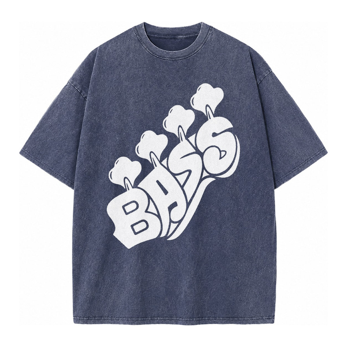 Bass Vintage T-shirt – Blue