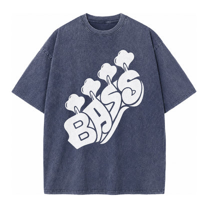 Bass Vintage T-shirt – Blue