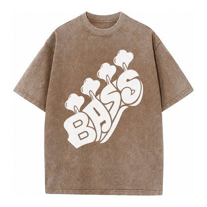 Bass Vintage T-shirt – Brown