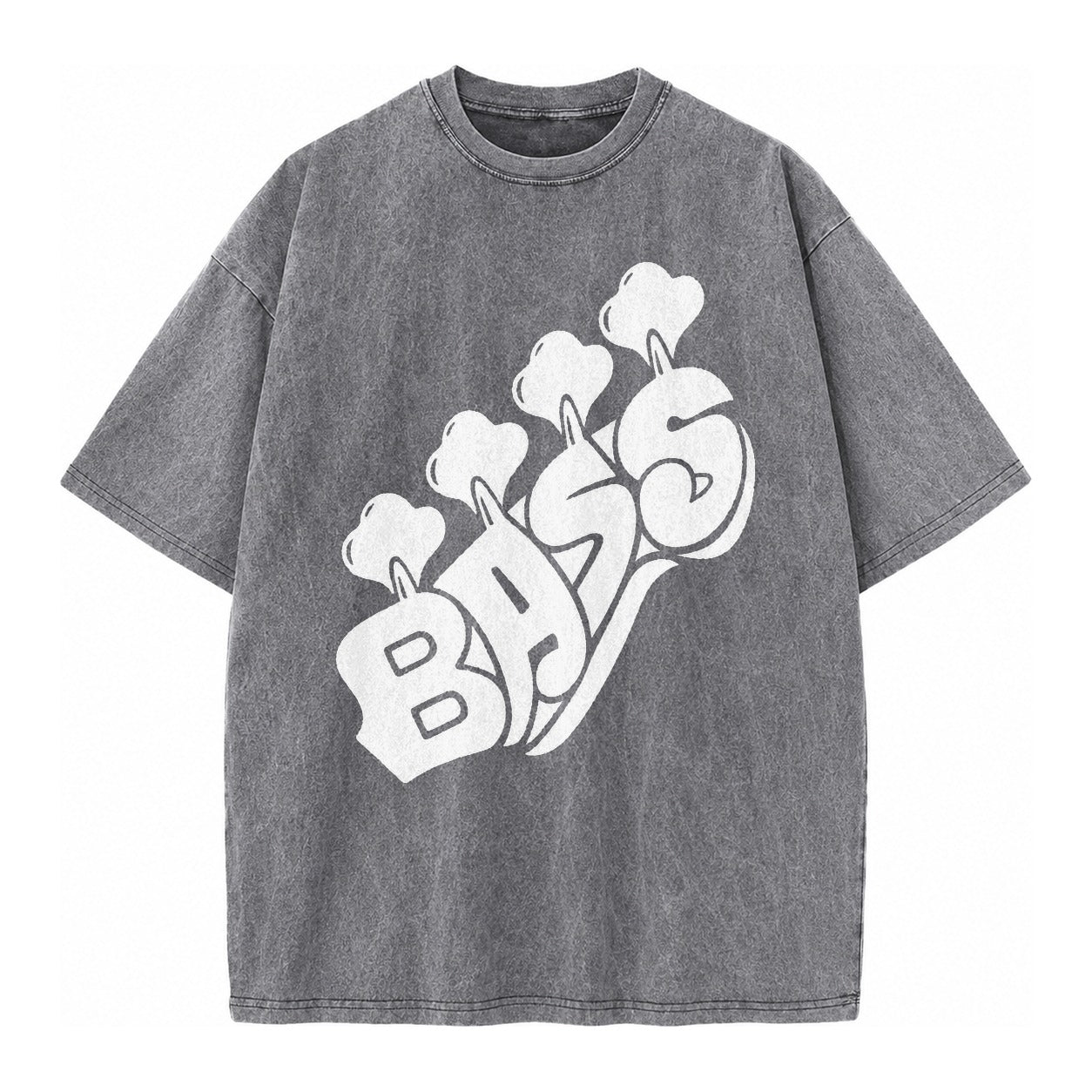 Bass Vintage T-shirt – Grey