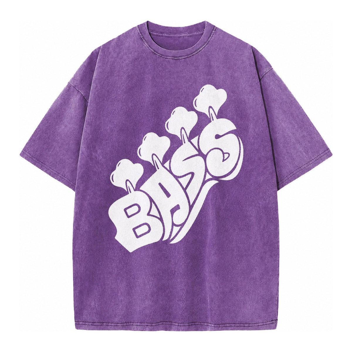 Bass Vintage T-shirt – Purple