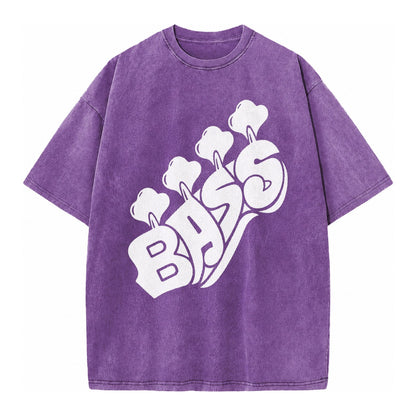Bass Vintage T-shirt – Purple