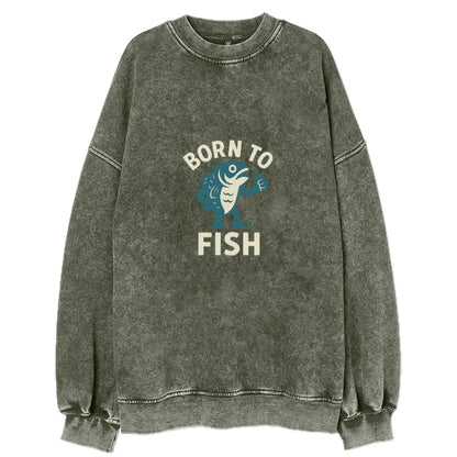 born to fish Hat