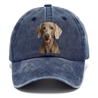 weimaraner portrait design Hat