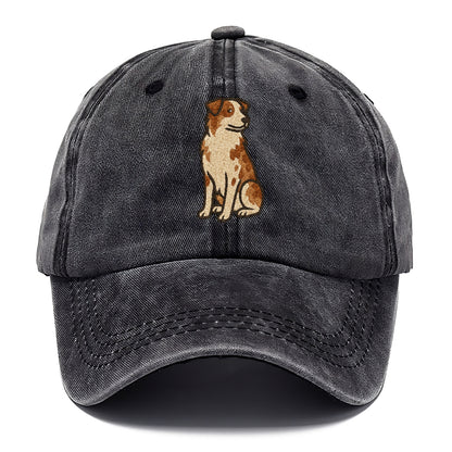 australian-shepherd-red-merle-vibrant-spirit Hat