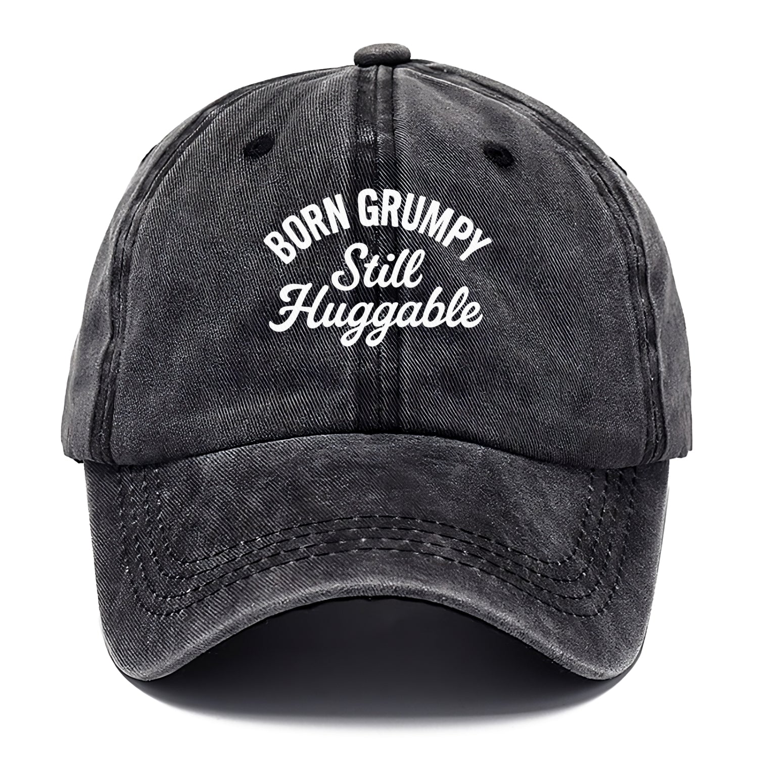 born grumpy huggable Hat