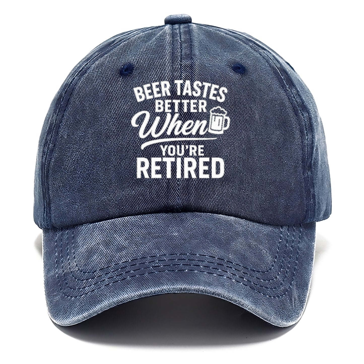 retired beer tastes better hat design Hat