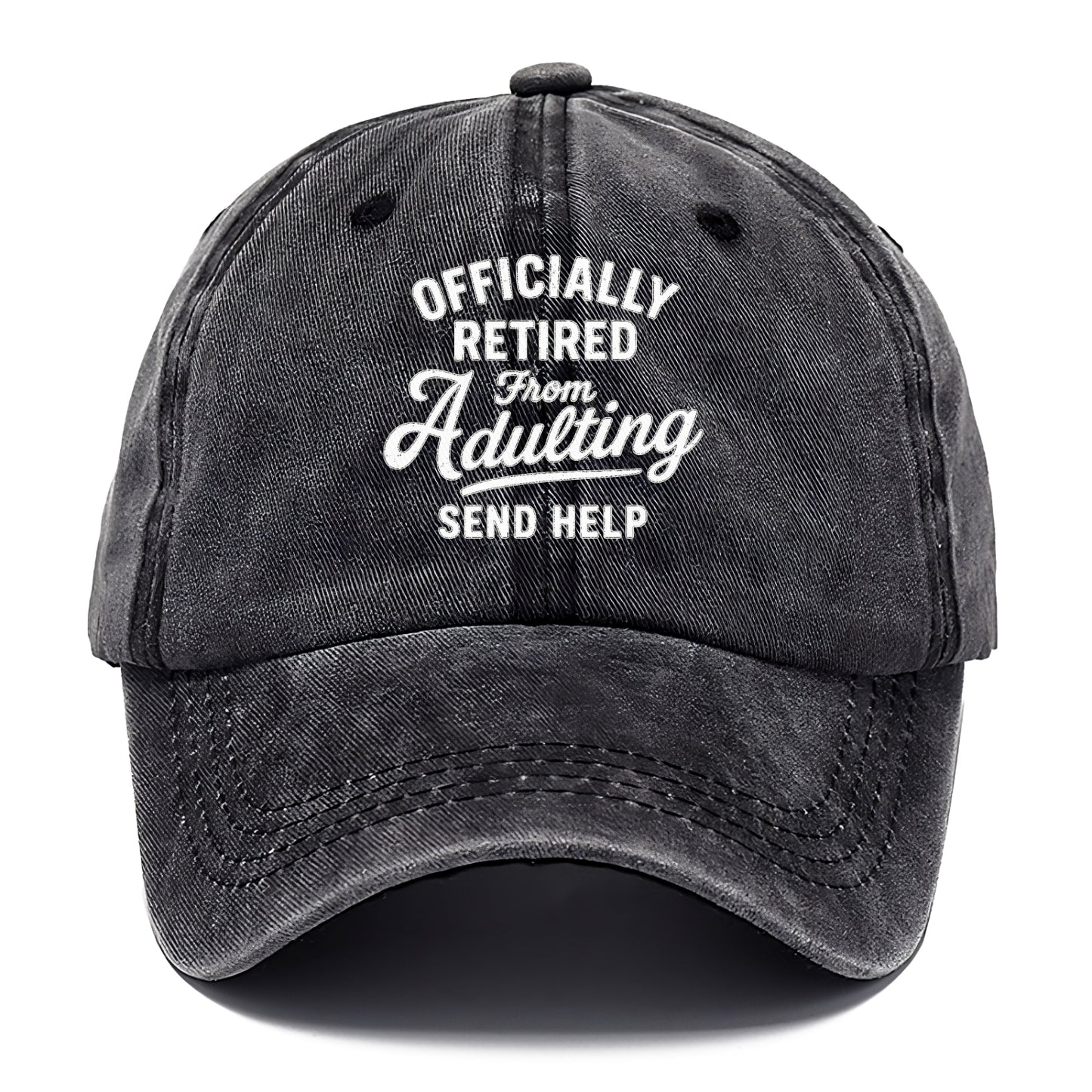 retired from adulting send help Hat