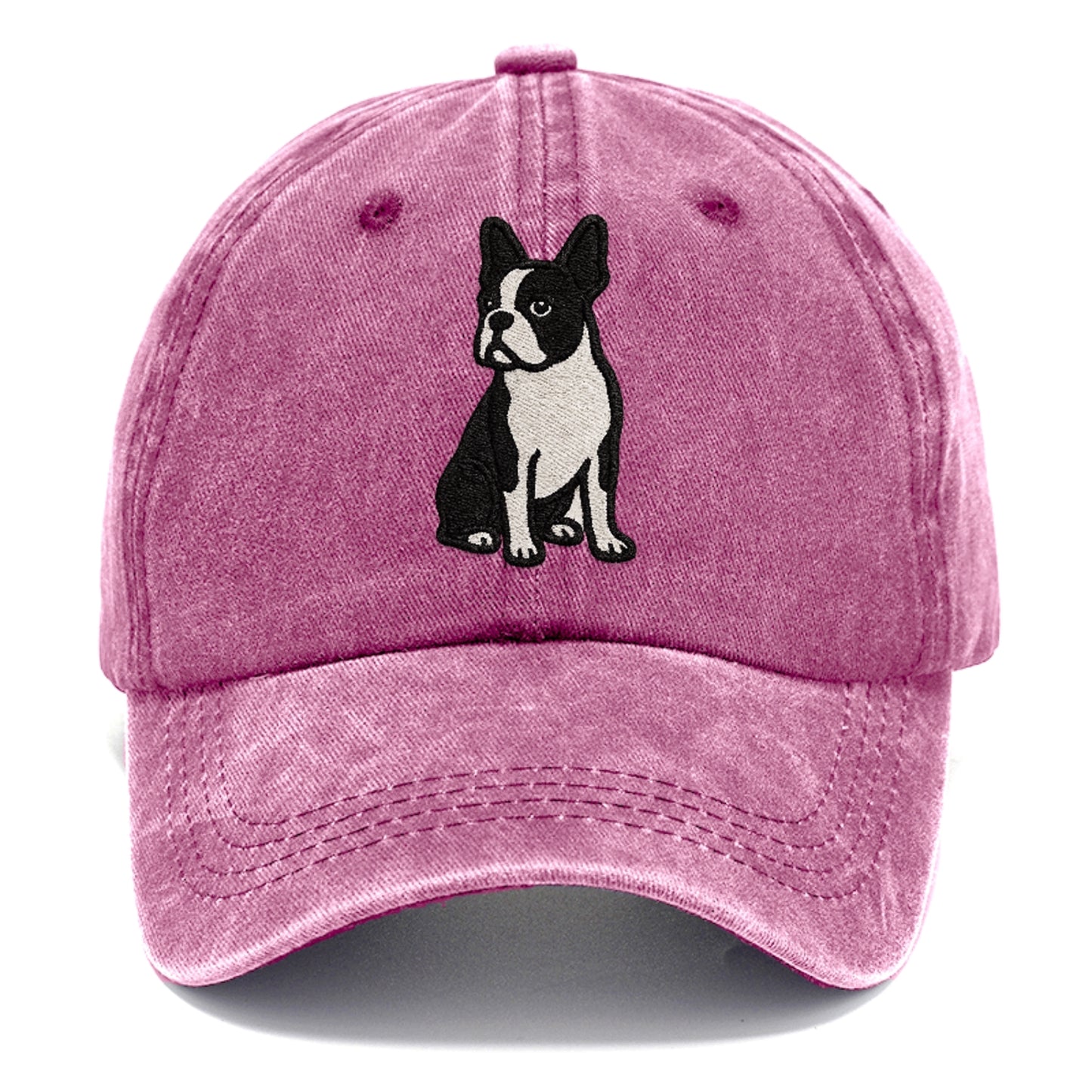 boston-terrier-black-white-tuxedo-charming-companion Hat