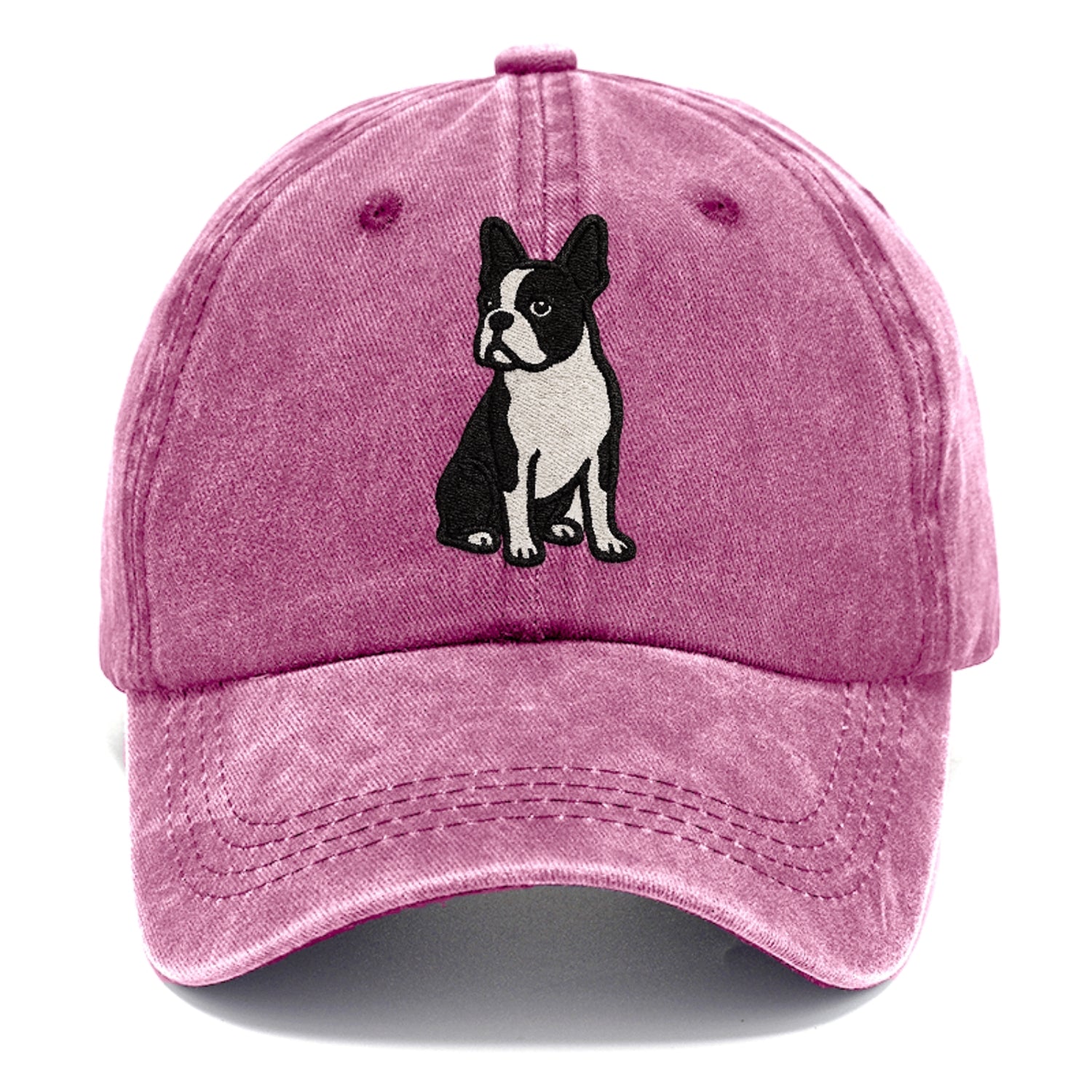 boston-terrier-black-white-tuxedo-charming-companion Hat
