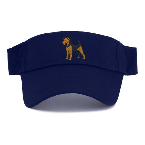 Welsh Terrier Black And Tan Pose Visor