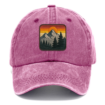 mountain sunset hues Hat