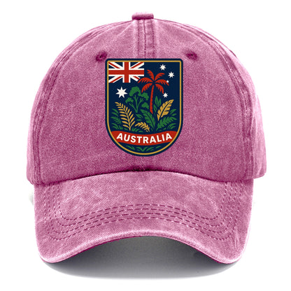 Australian Travel Badge Hat
