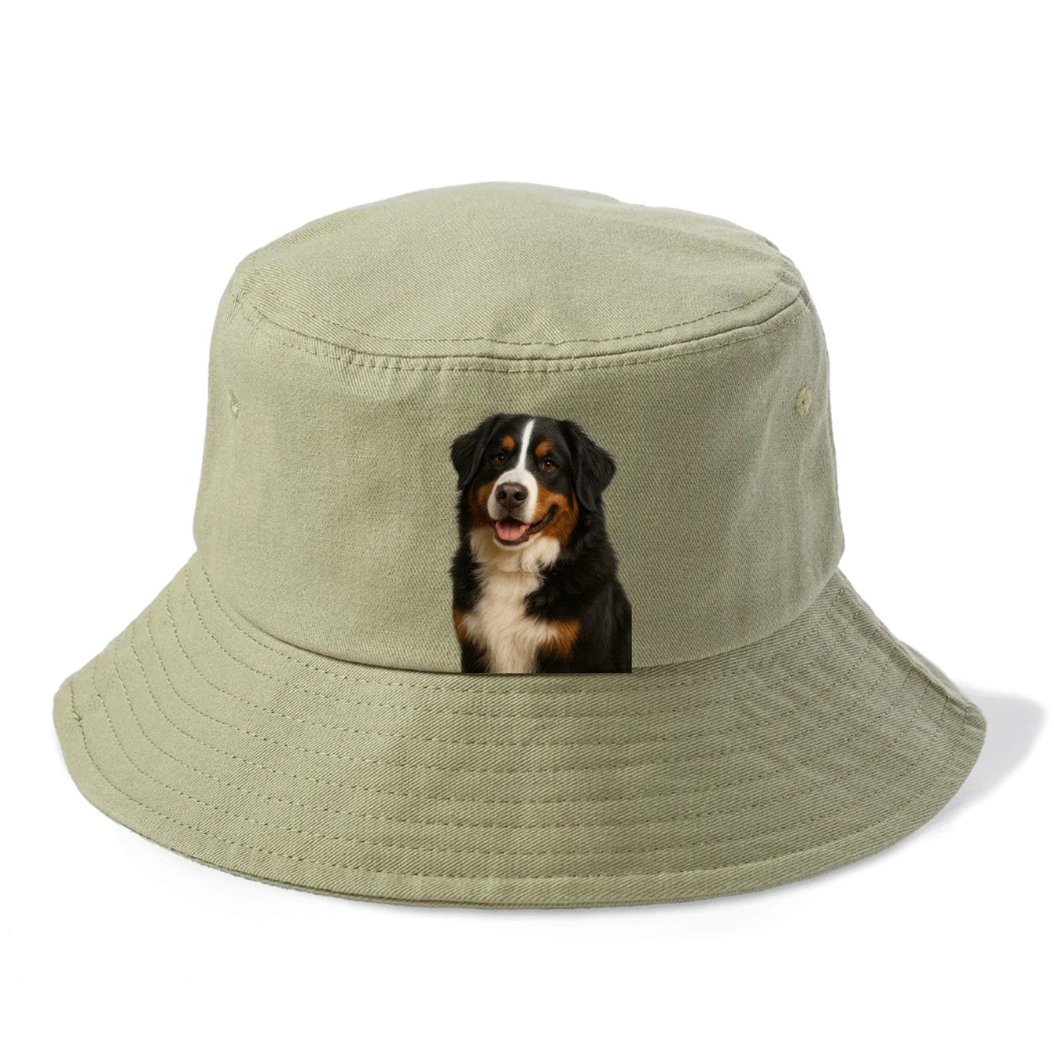 bernese mountain dog portrait design Hat