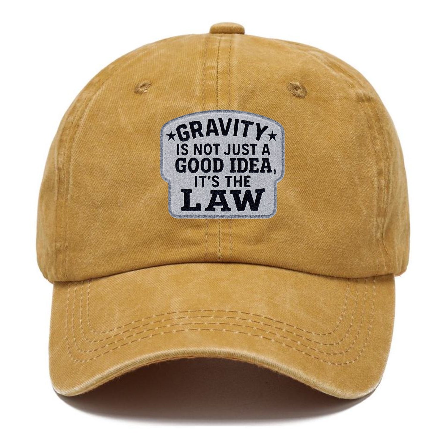 gravity is not just a good idea it's the law Hat