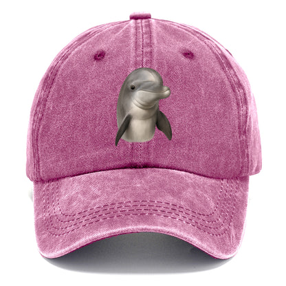 dolphin portrait design Hat