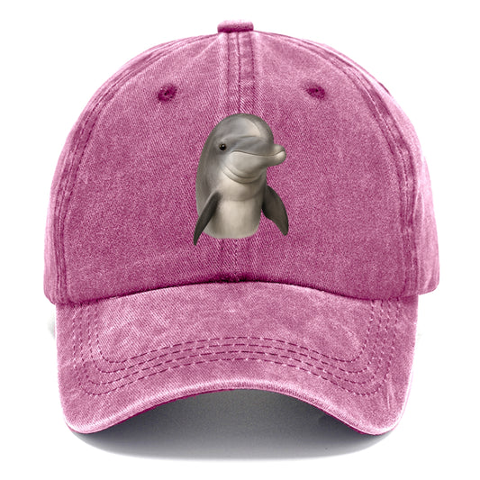 dolphin portrait design Hat