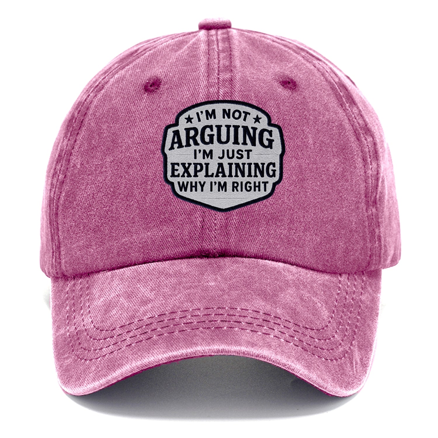 i'm not arguing i'm just explaining why i'm right Hat