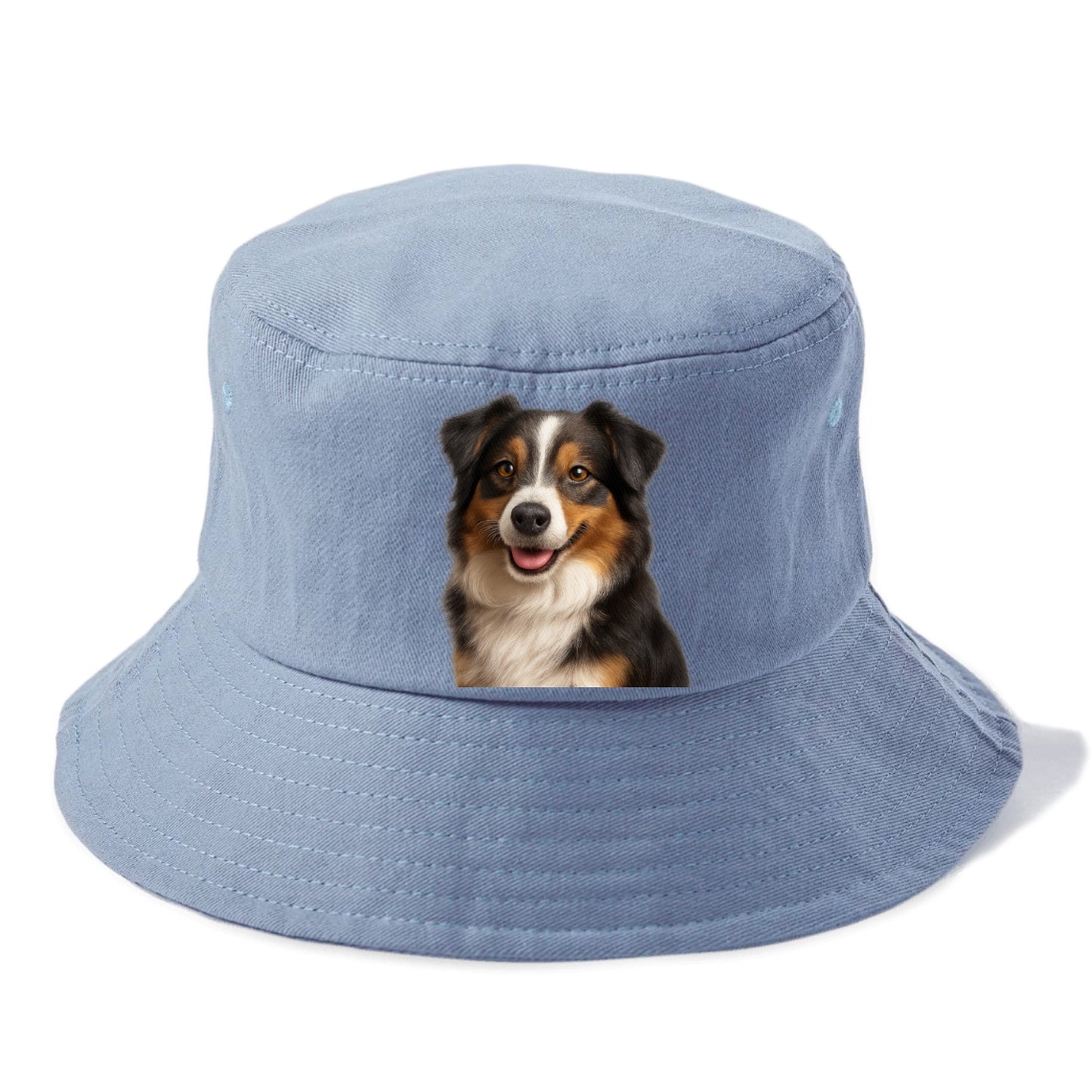 mini australian shepherd portrait design Hat