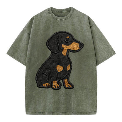 dachshund-black-and-tan-loyal-companion Hat