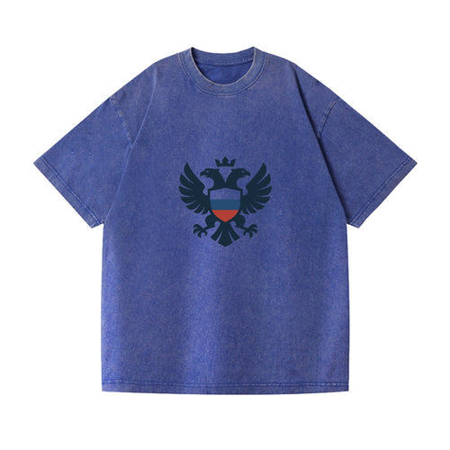 Headed Eagle Emblem Vintage T-shirt