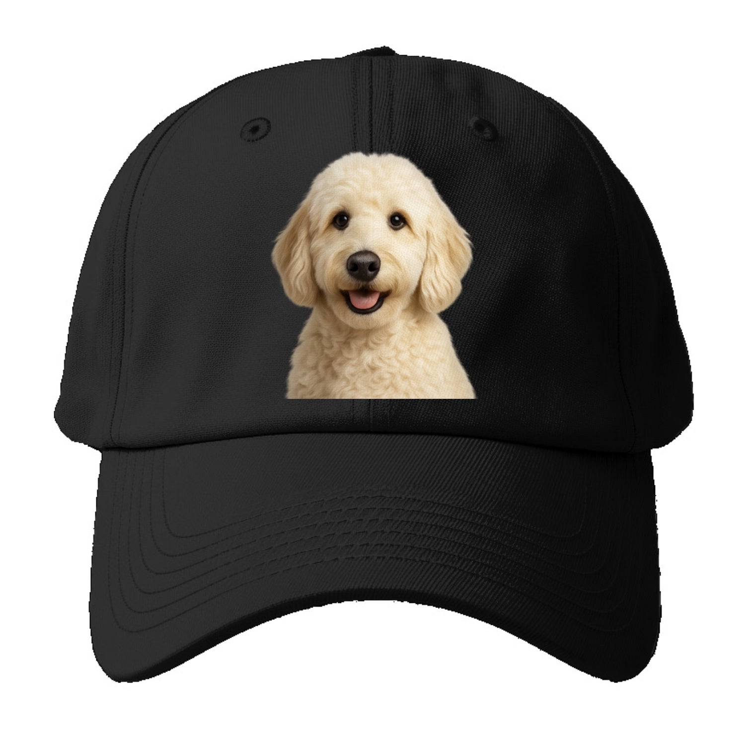 english cream doodle portrait design Hat