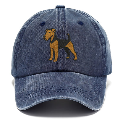 Welsh Terrier Black And Tan Pose Hat