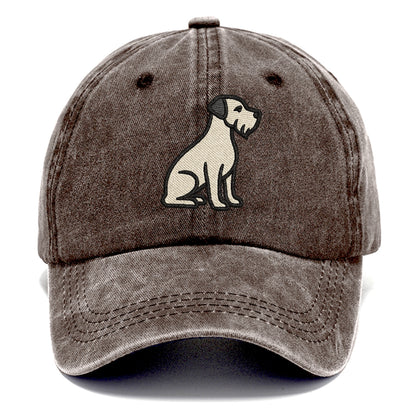 Cesky Terrier Gray Design Hat
