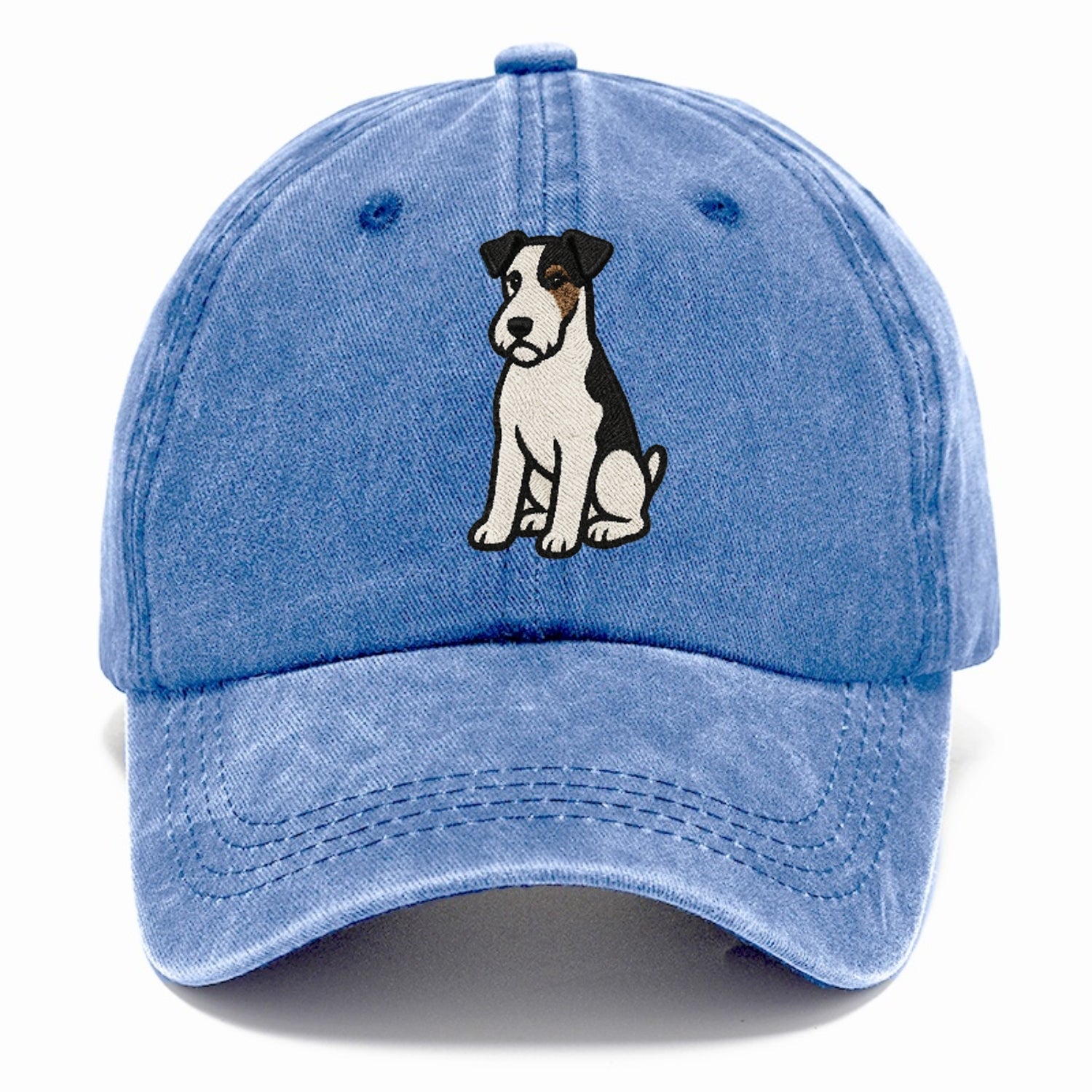 wire-fox-terrier-white-black-markings-spirited-charm Hat