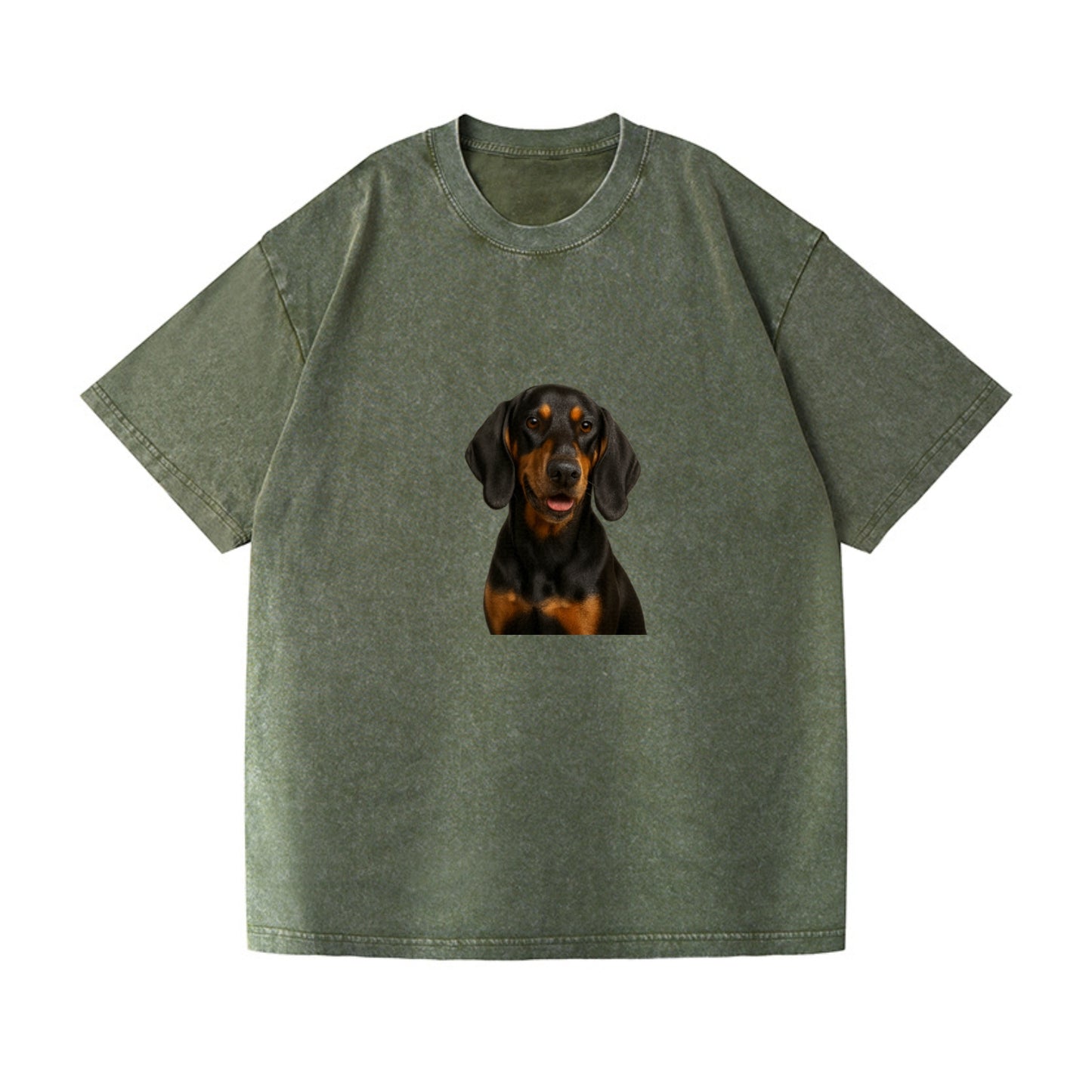 black tan coonhound portrait design Hat