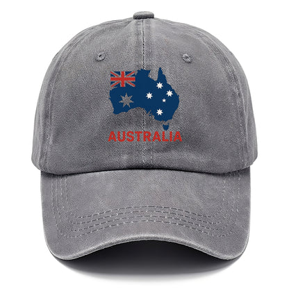 Australian Flag Map Hat