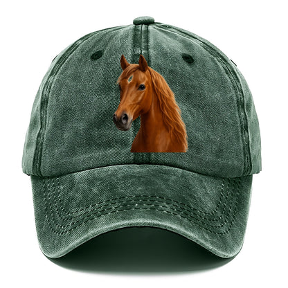 horse portrait design Hat