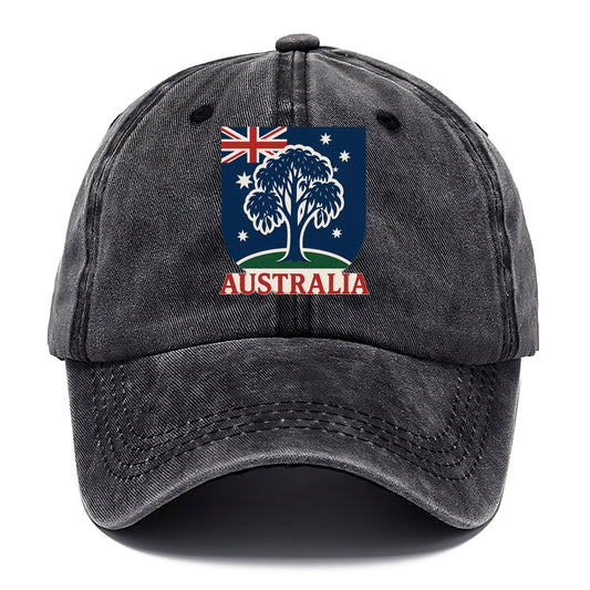 Australian Emblem with Text Hat