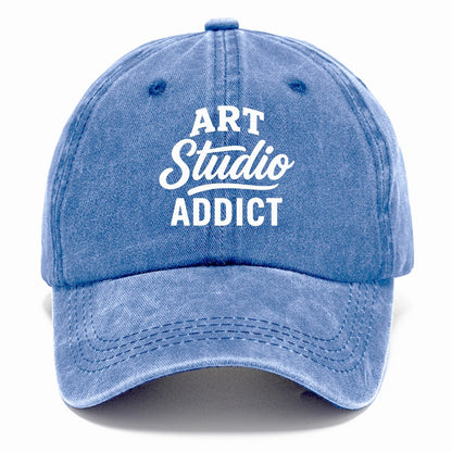 artistic studio addict typography Hat