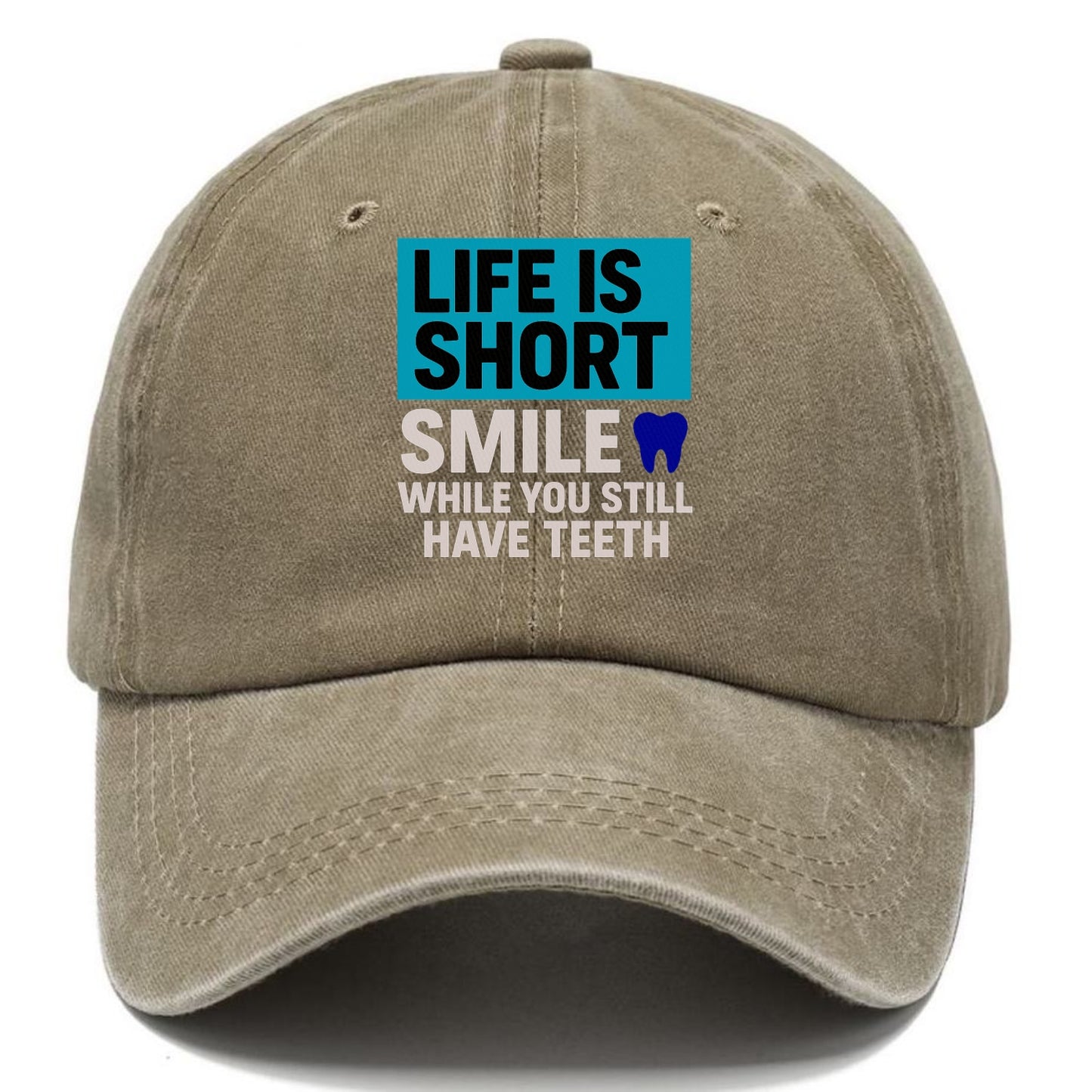 life short smile while Hat