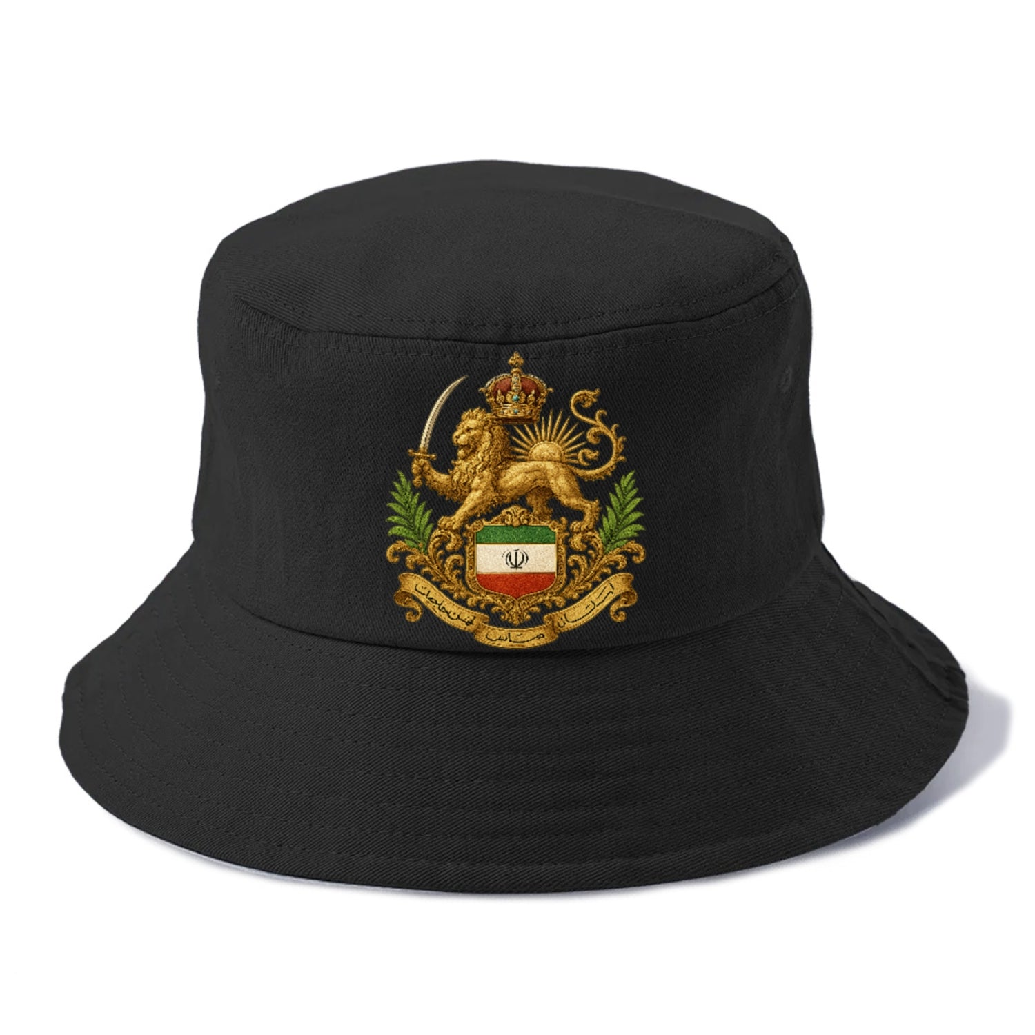 iran heritage lion badge Hat