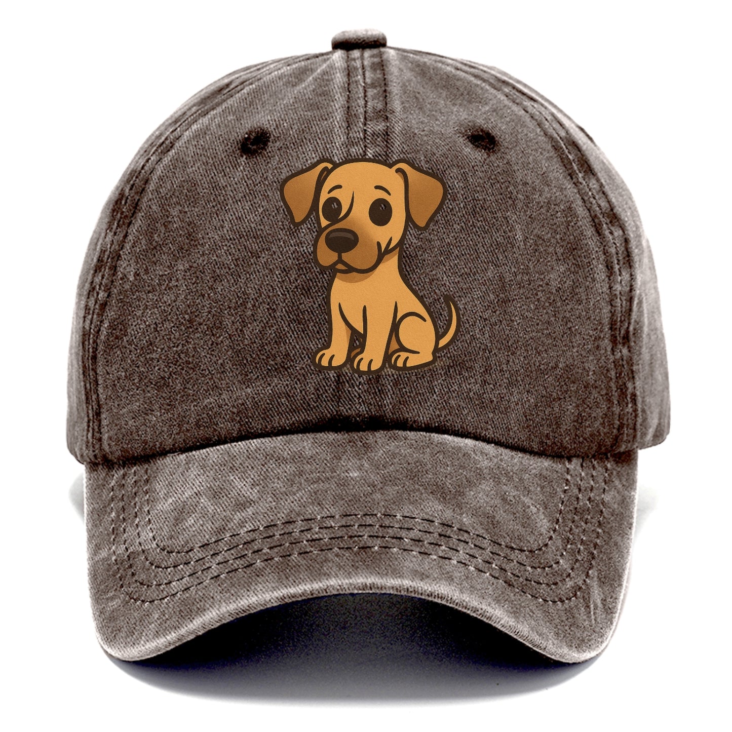 great dane fawn colored sitting pose with gentle expression portrait design Hat
