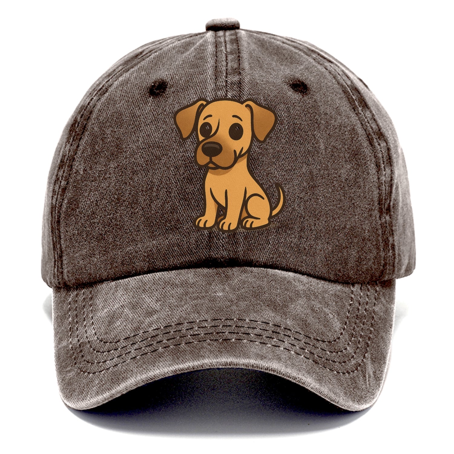 great dane fawn colored sitting pose with gentle expression portrait design Hat