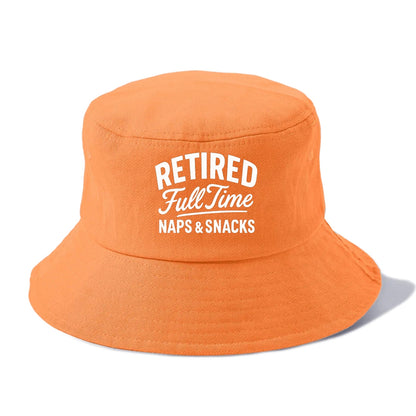 retired full time naps snacks Hat