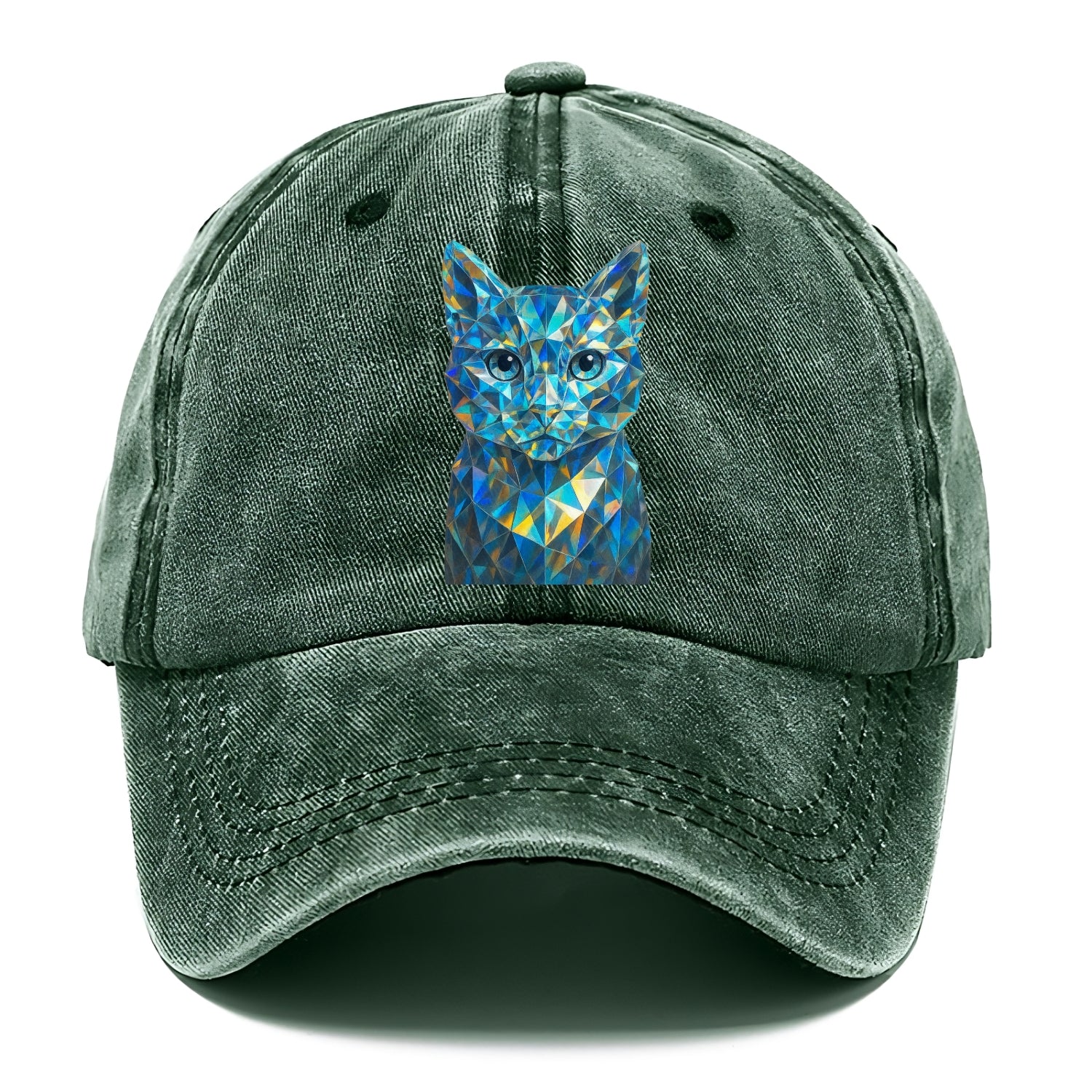 crystal prism portrait design Hat