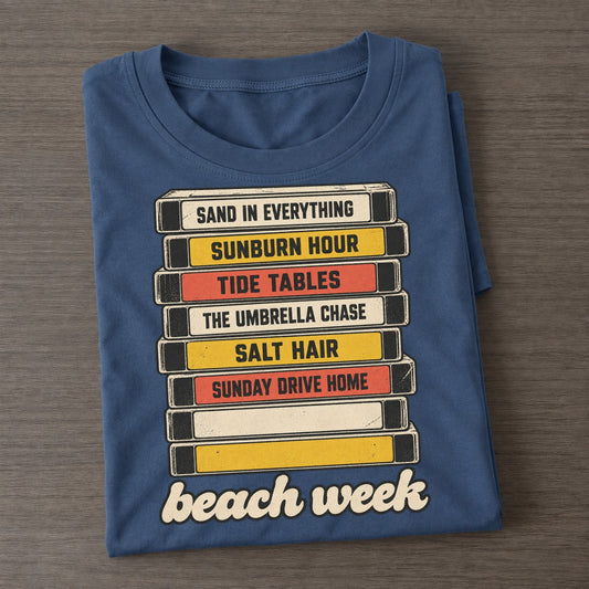 Beach Week Rewind Shelf Classic T-shirt – Twilight Navy