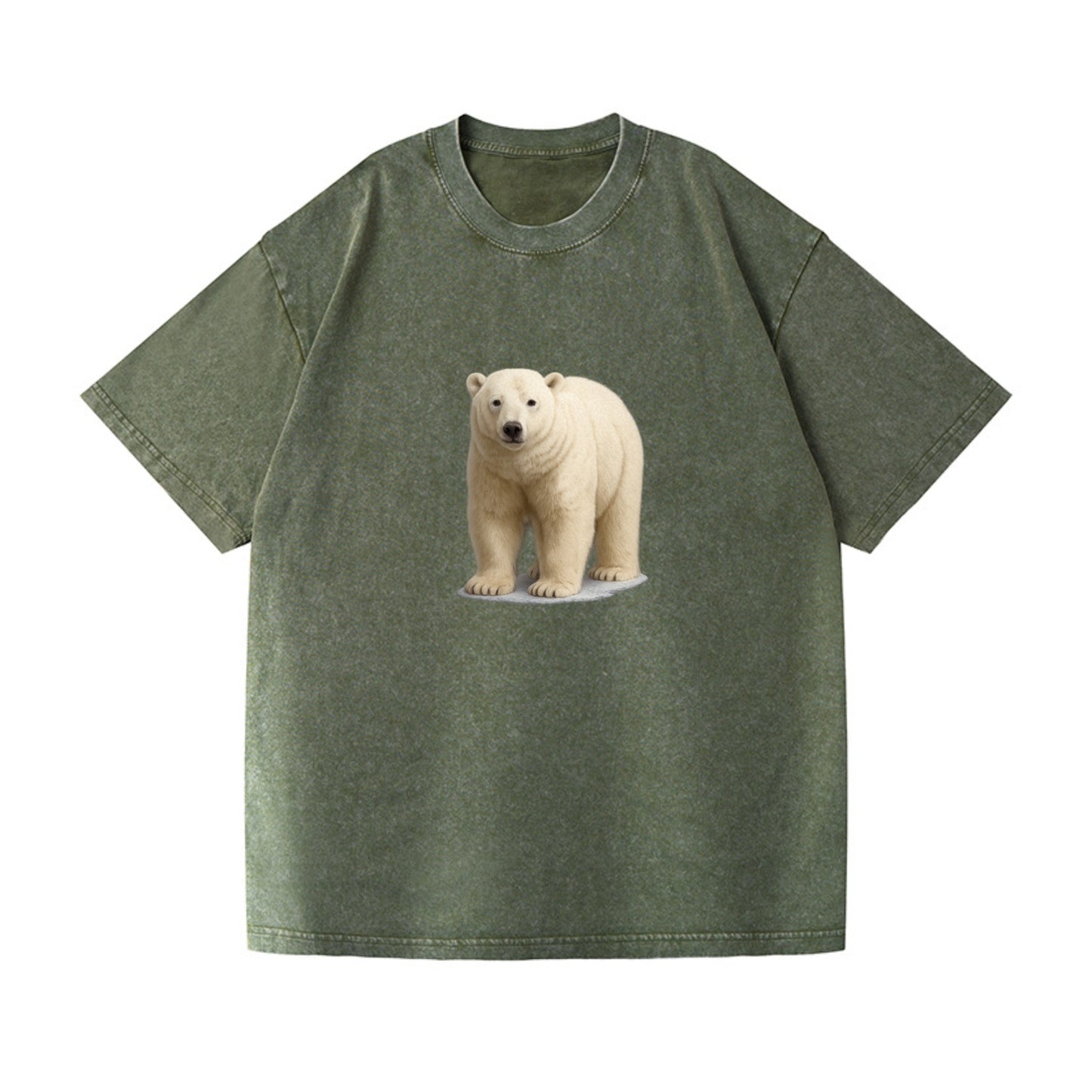 majestic polar bear front portrait Hat