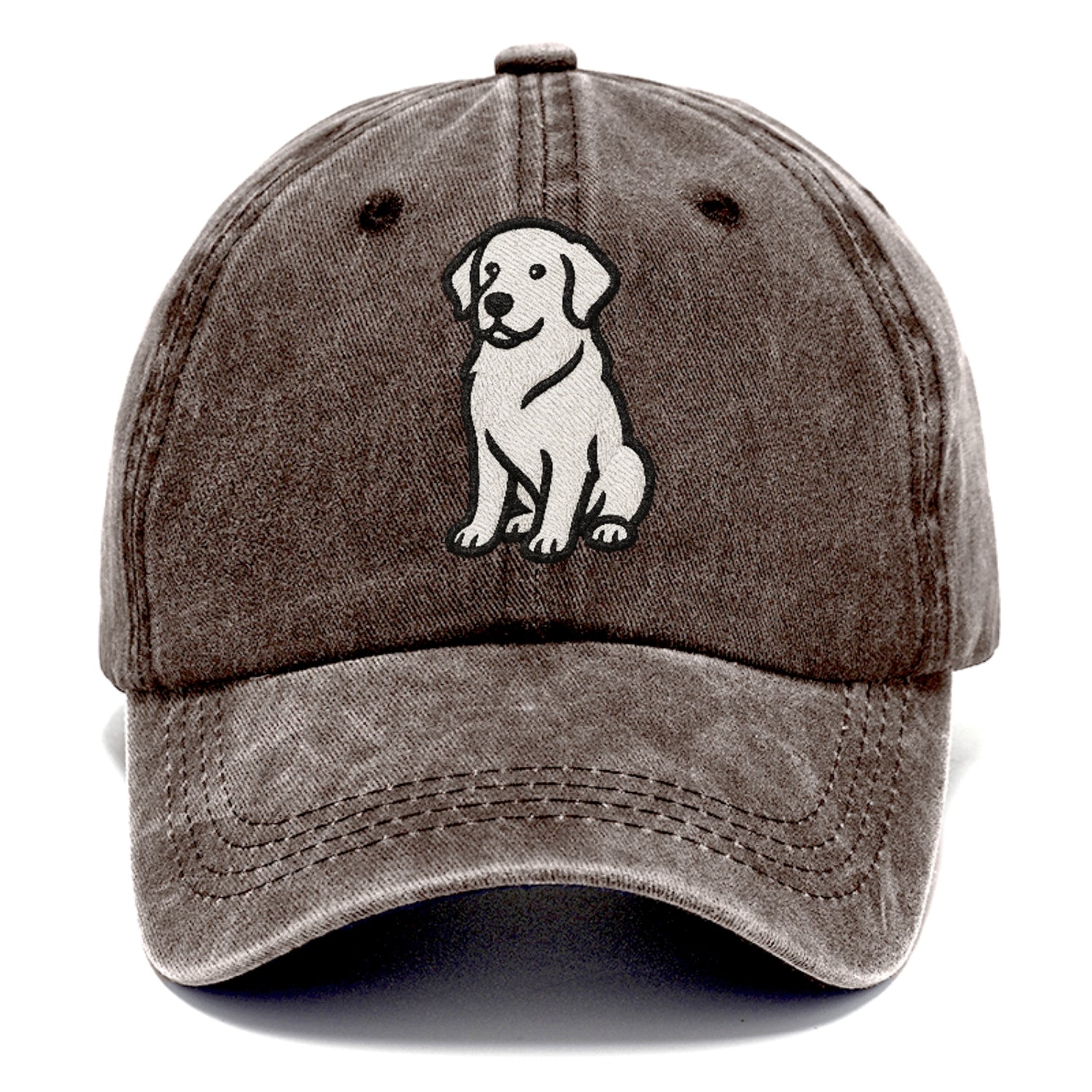 golden-retriever-curious-charm Hat