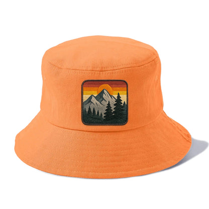mountain sunset hues Hat