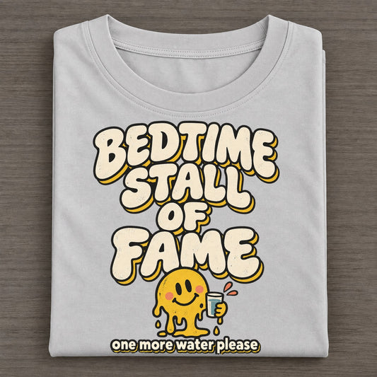 Bedtime Stallers Running On Fumes Club Classic T-shirt – Grey