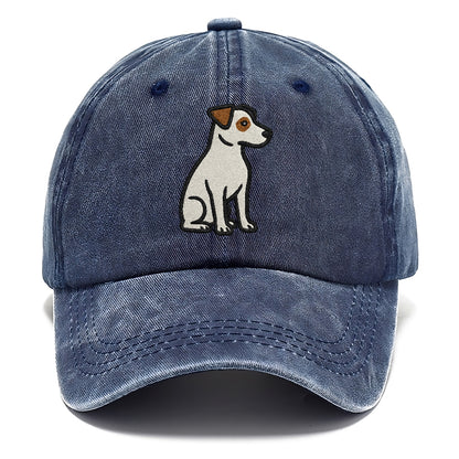 jack-russell-terrier-white-with-brown-patches-playful-spirit Hat