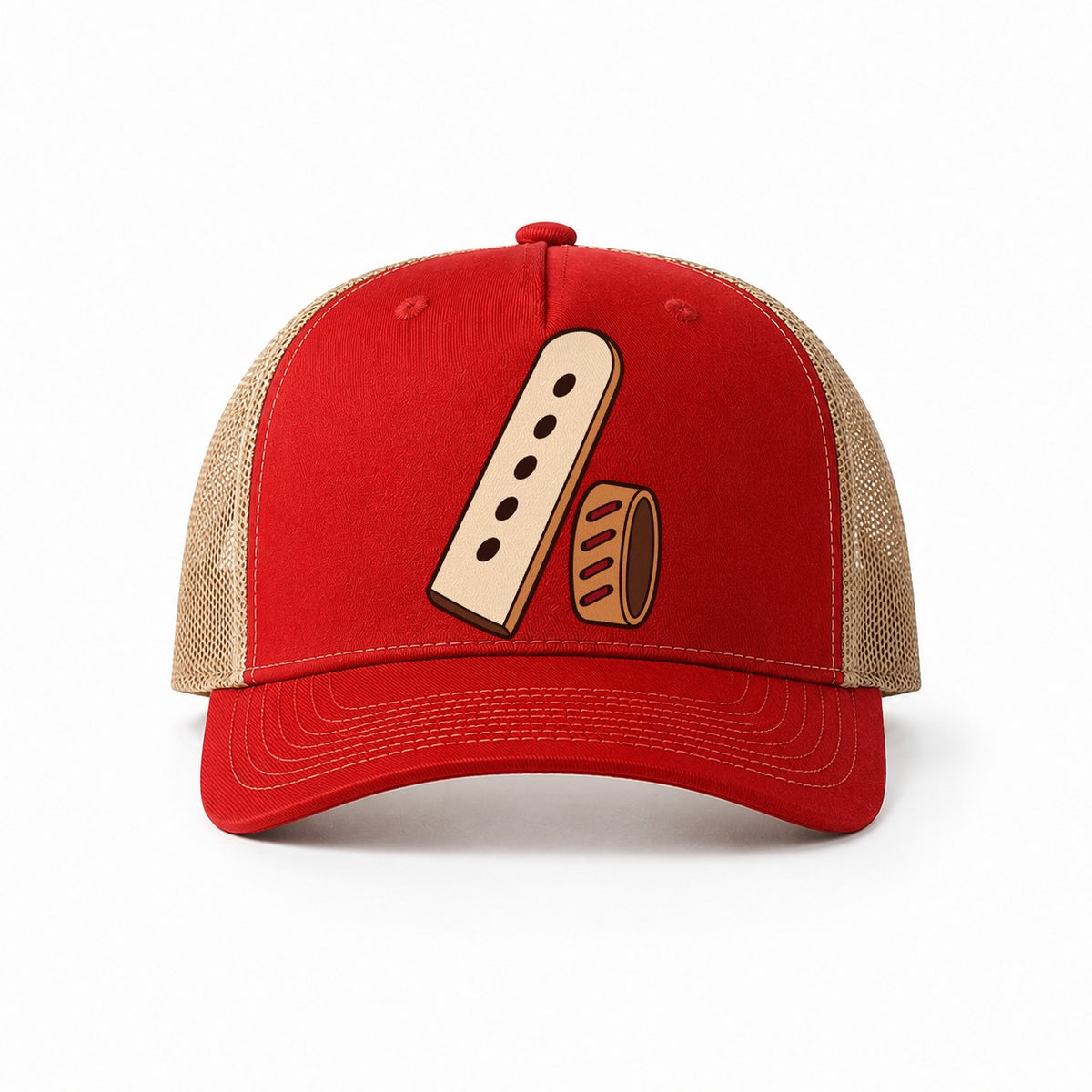 Red-Khaki — front view