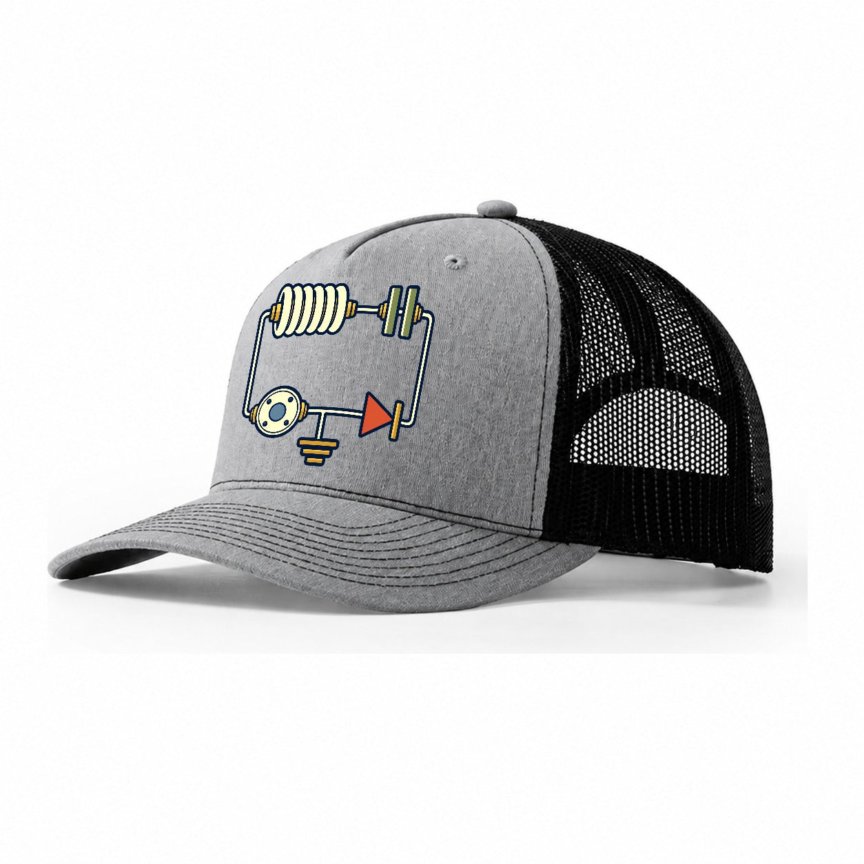 Bench Radio Schematic Amateur Radio Trucker Hat – Sport Grey Black