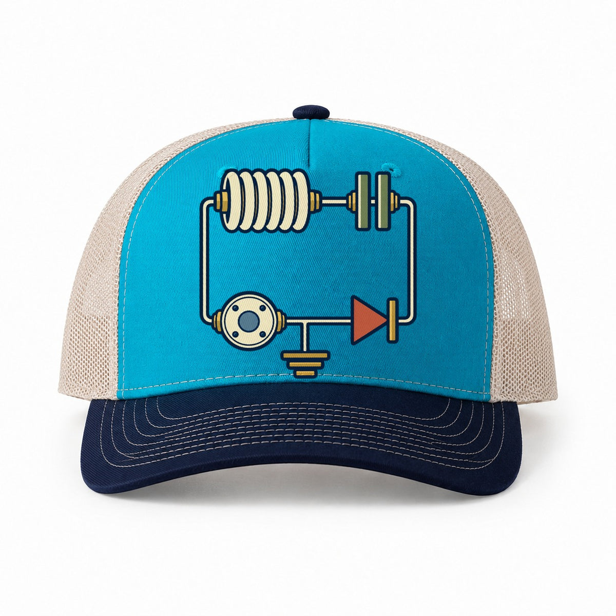 Teal-Navy — front view