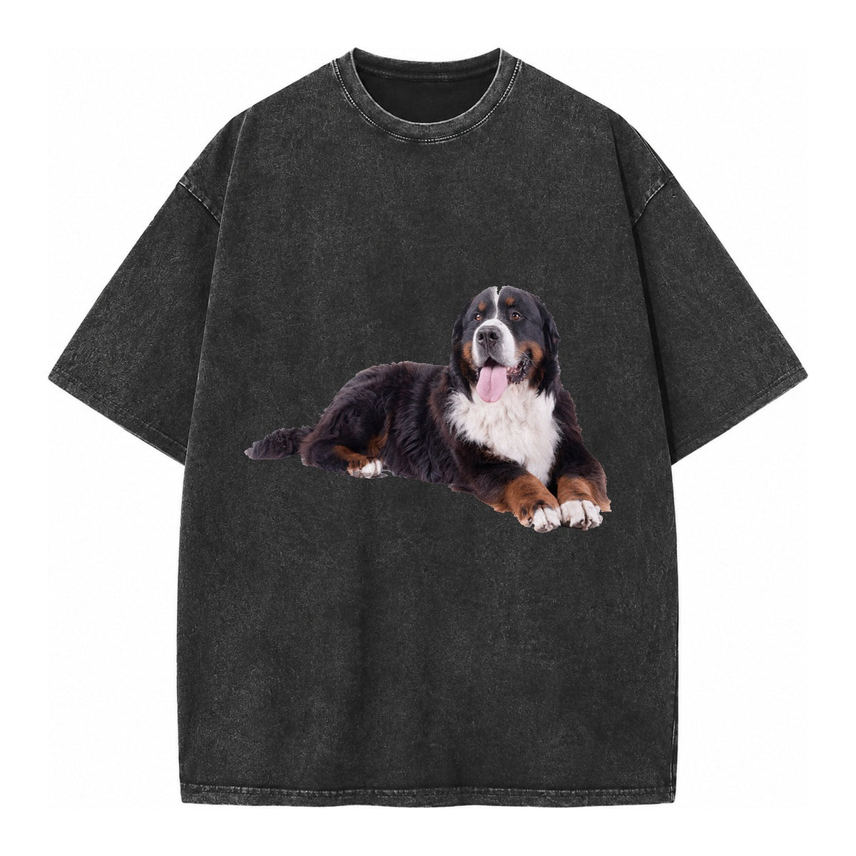 Bernese Mountain Dog Vintage T-shirt – Black